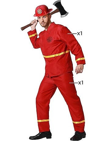 Déguisement de pompier pour homme