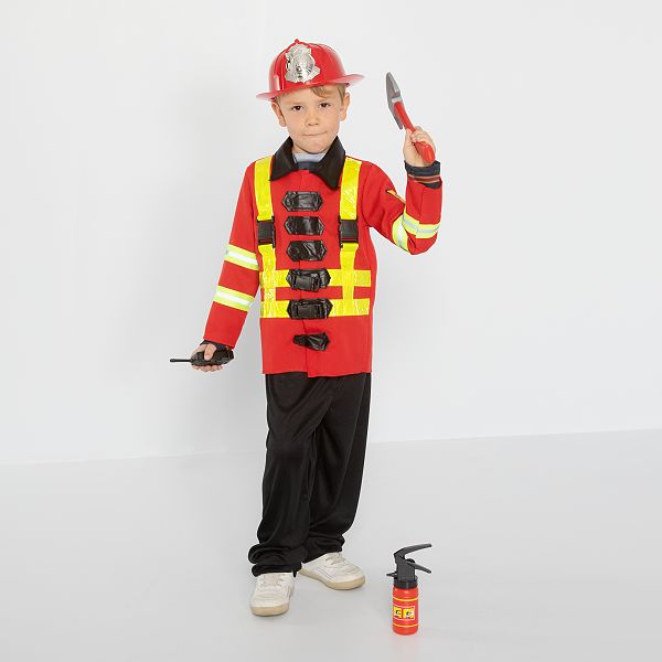 Deguisement De Pompier Deguisement Enfant Rouge Kiabi 00