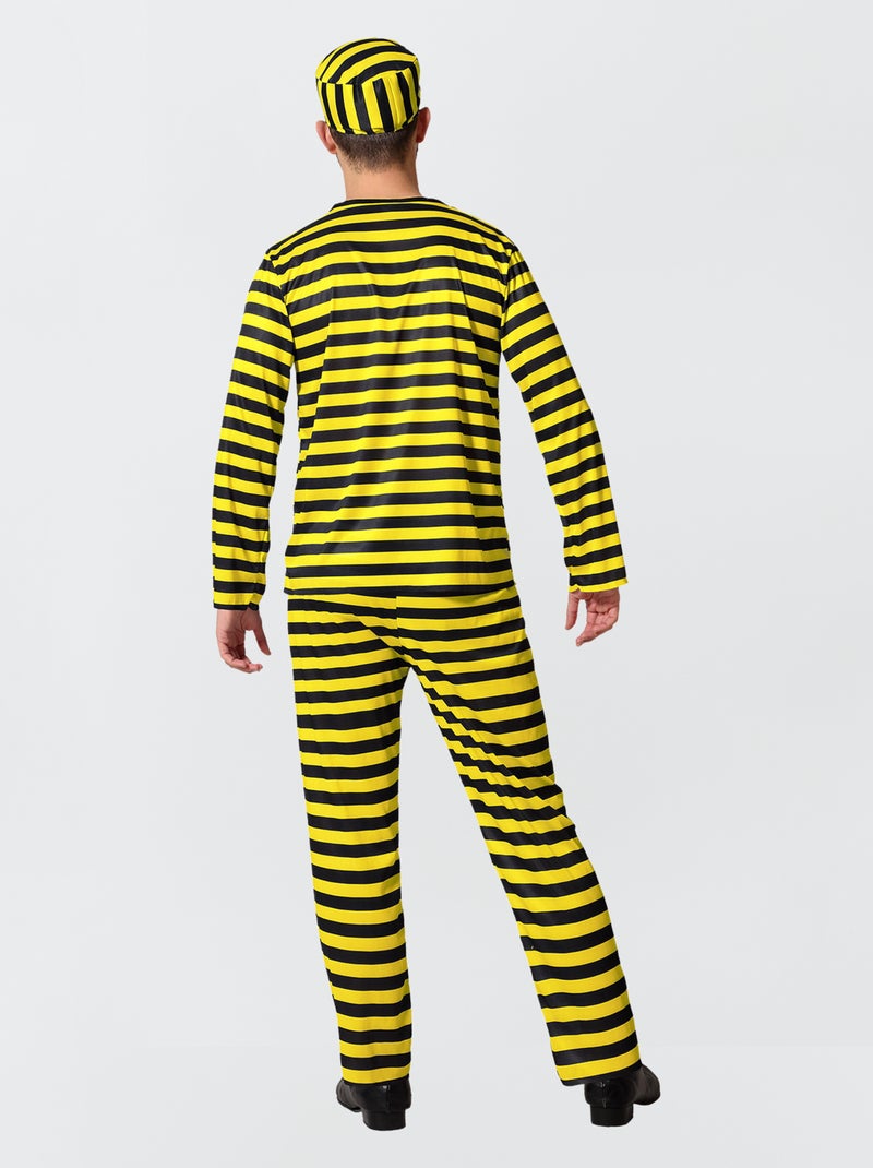Déguisement de prisonnier Jaune - Kiabi