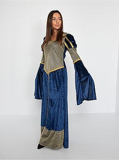 Déguisement de reine médiévale - Kiabi