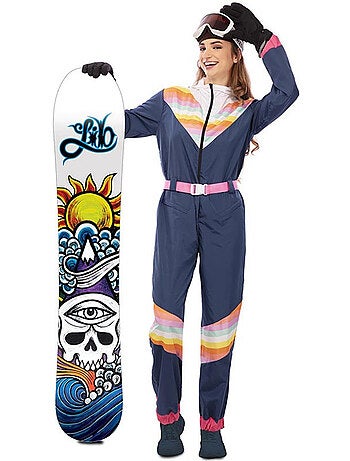 Déguisement de skieuse avec ceinture pour femme
