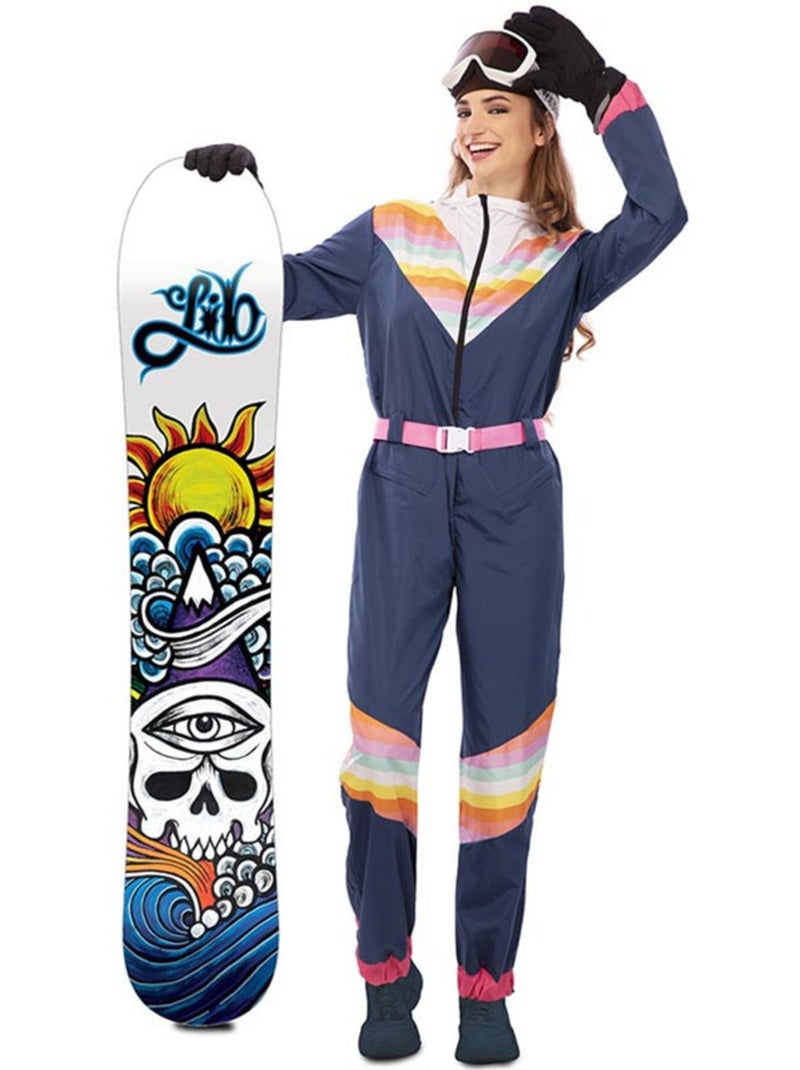 Déguisement de skieuse avec ceinture pour femme Multicolore - Kiabi