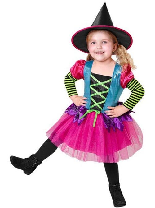 Déguisement De Sorcière - Fluo - Enfant - Kiabi
