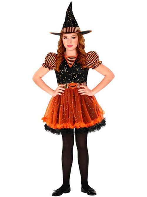 Déguisement De Sorcière - Orange - Enfant - Kiabi