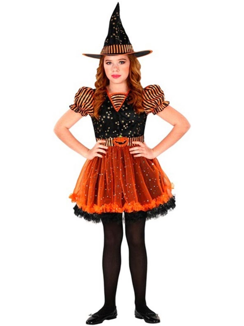 Déguisement De Sorcière - Orange - Enfant Multicolore - Kiabi