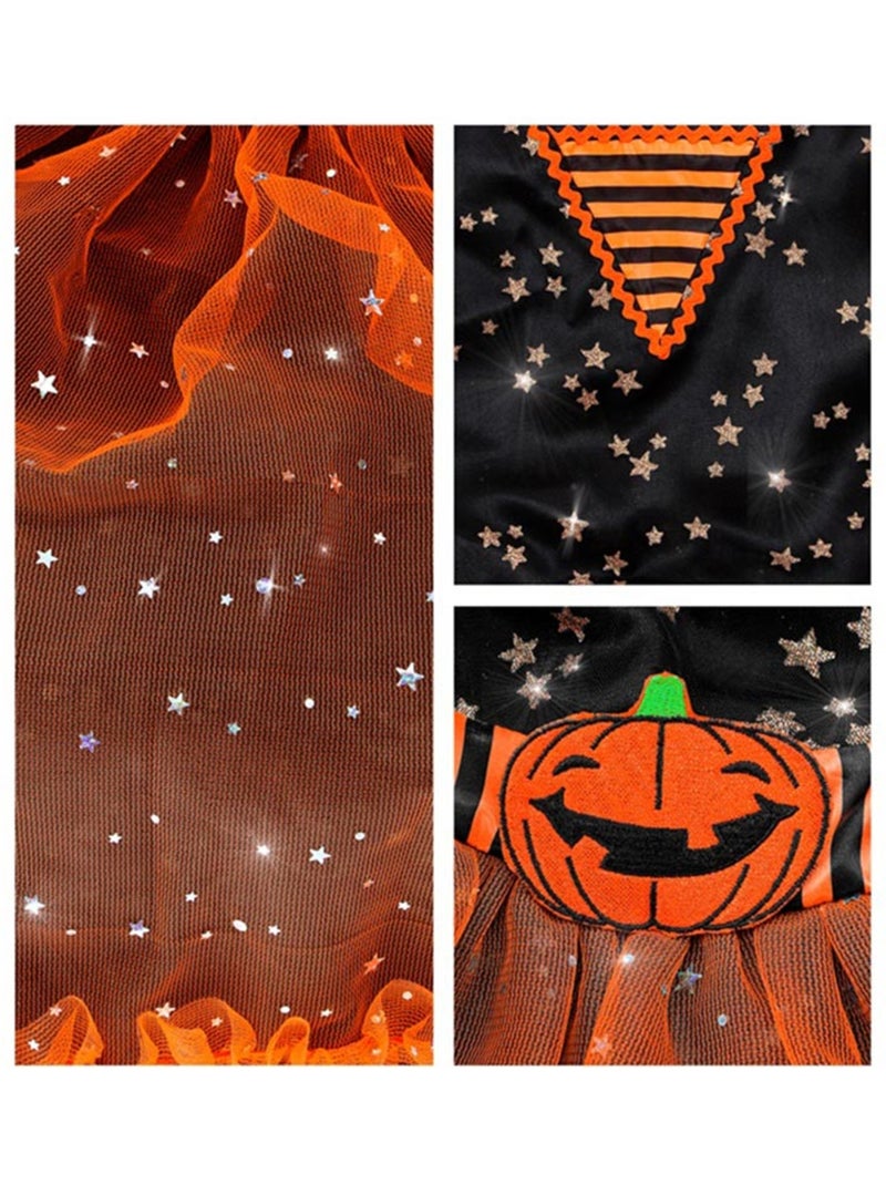 Déguisement De Sorcière - Orange - Enfant Multicolore - Kiabi