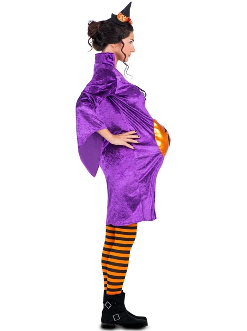 Déguisement de sorcière avec citrouille pour femme enceinte Multicolore - Kiabi