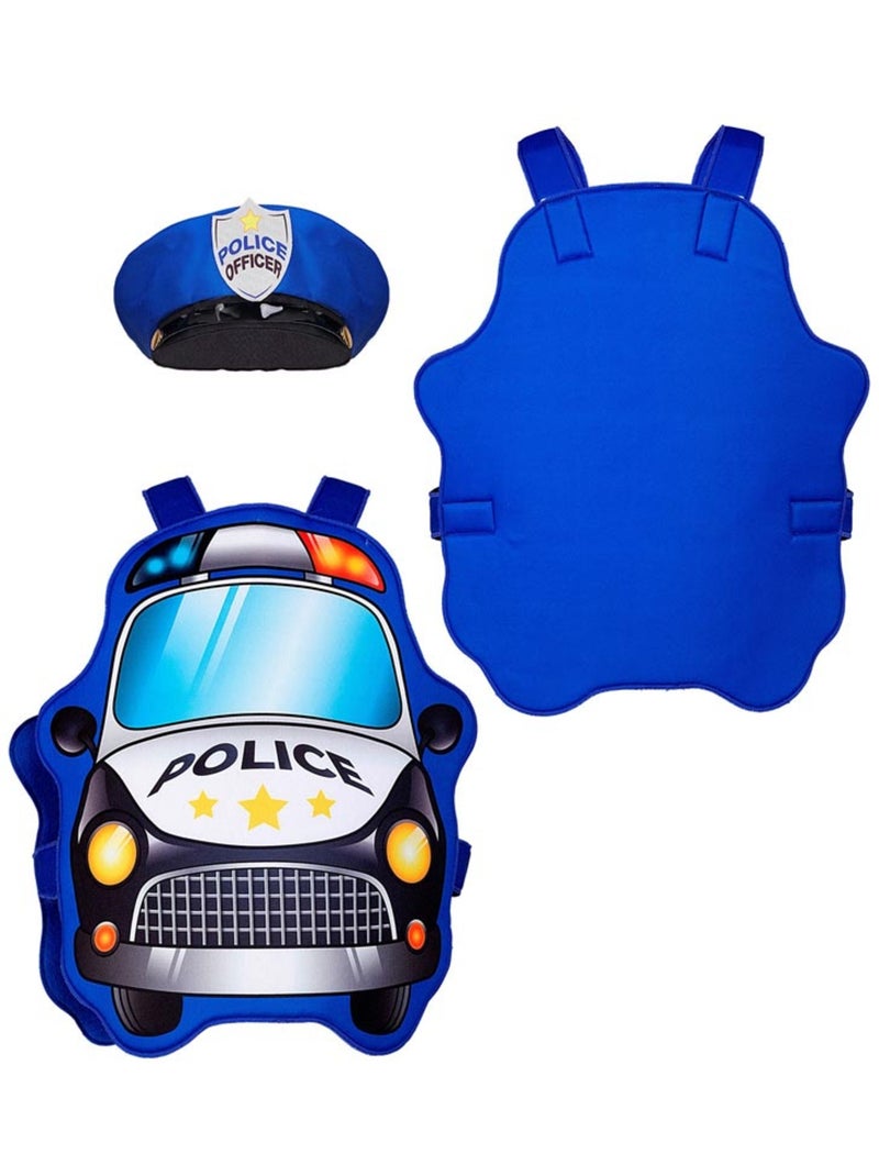 Déguisement de voiture de police avec chapeau Multicolore - Kiabi