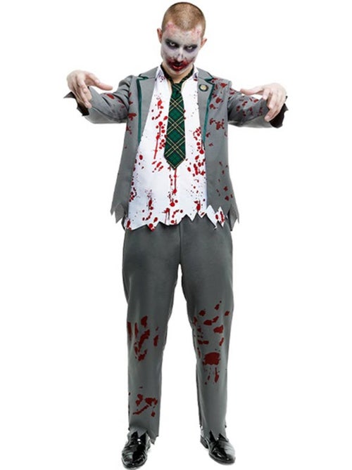 Déguisement d'écolier zombie avec veste - Kiabi