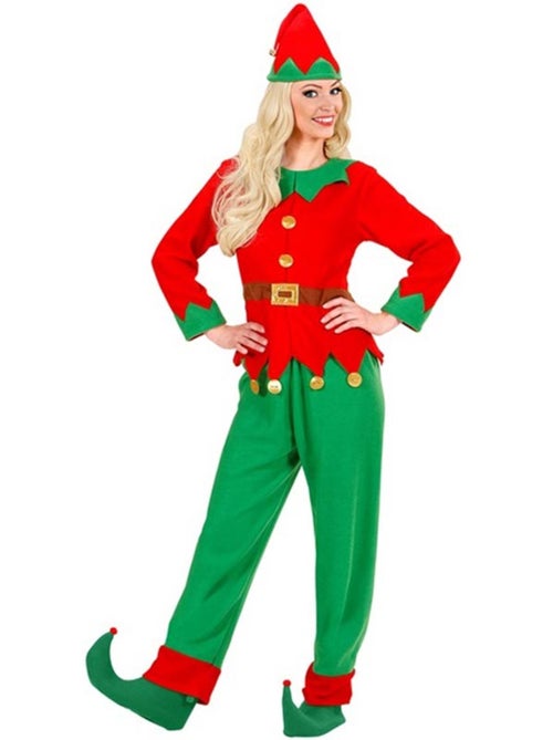 Déguisement d'elfe assistante du père noël pour femme - Kiabi