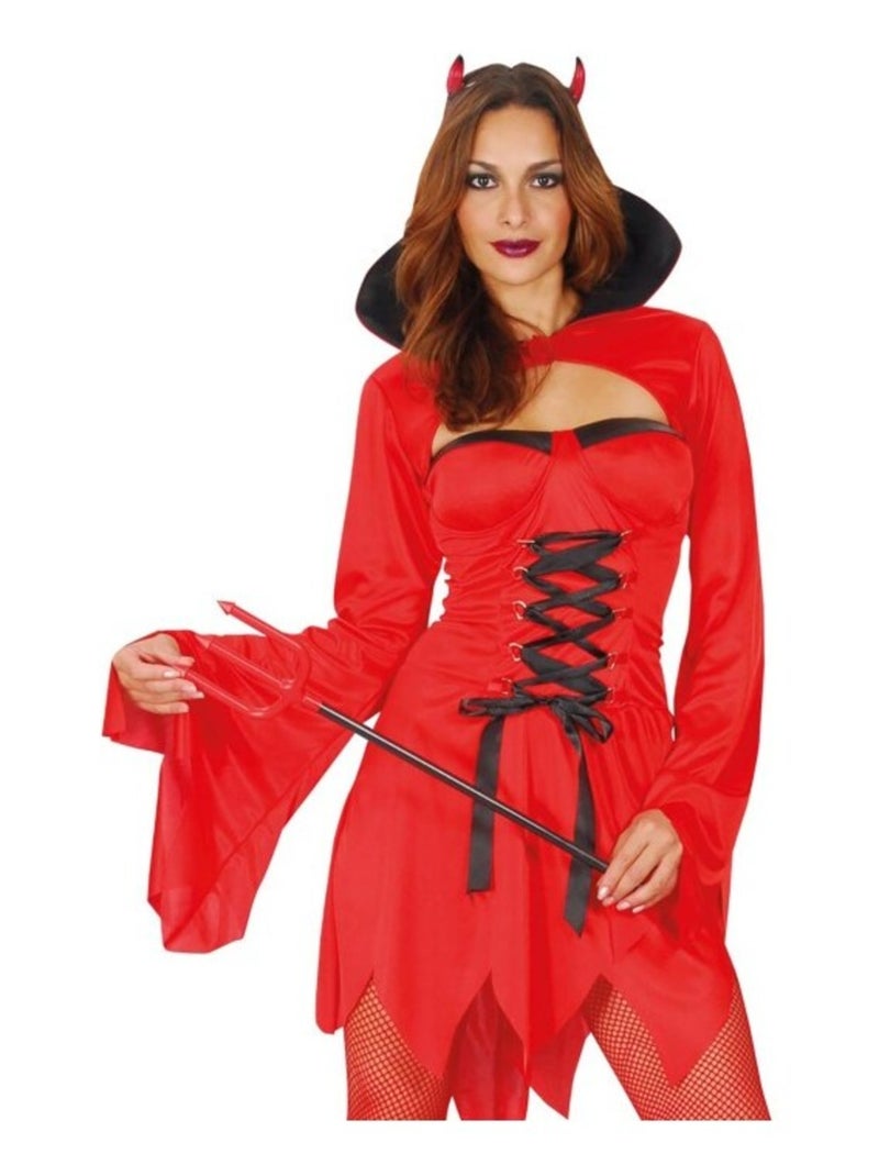 Déguisement Diablesse Luxe Halloween Femme Rouge - Kiabi