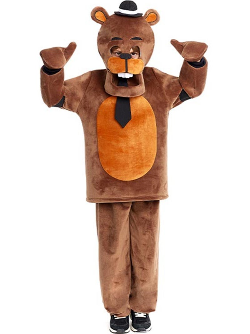 Déguisement d'ours en peluche terrifiant avec gants Multicolore - Kiabi