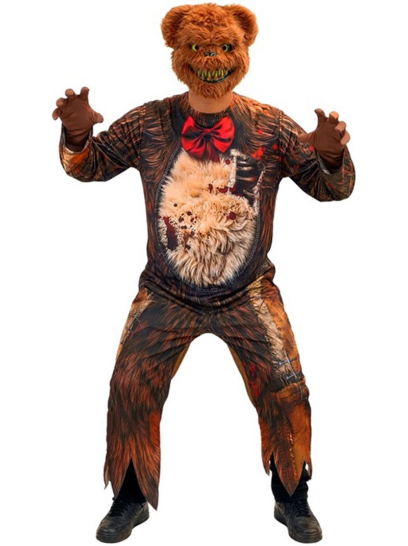 Déguisement d'ours zombie avec masque pour homme Multicolore - Kiabi