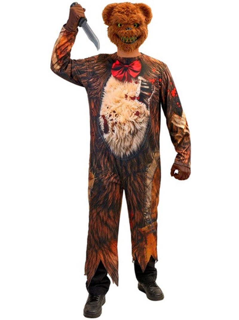 Déguisement d'ours zombie avec masque pour homme Multicolore - Kiabi