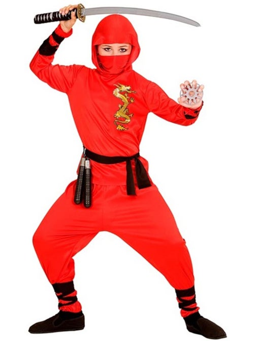 Déguisement Dragon Ninja Rouge - Enfant - Kiabi