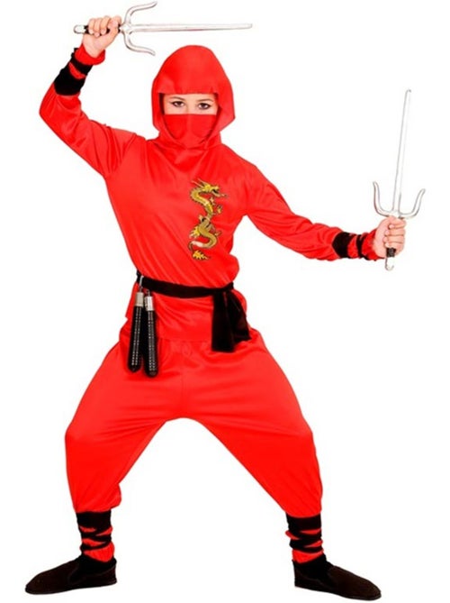 Déguisement Dragon Ninja Rouge - Enfant - Kiabi