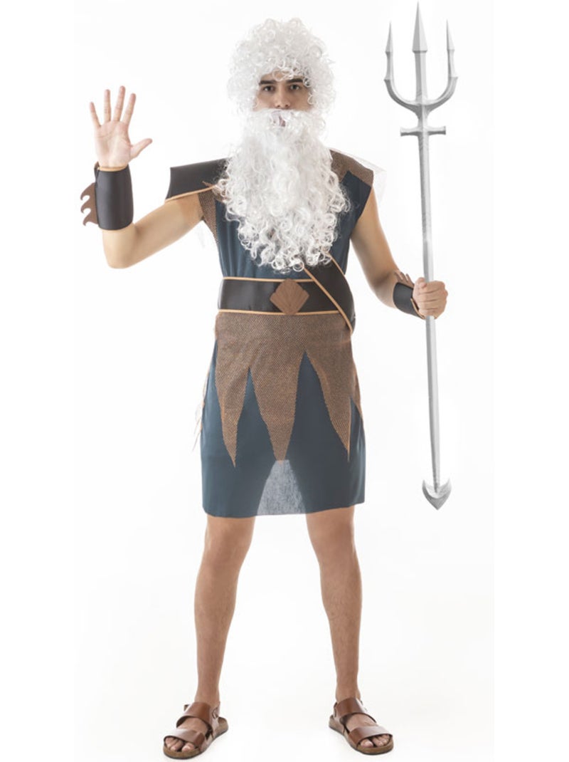 Déguisement du dieu poséidon ou neptune pour homme Multicolore - Kiabi