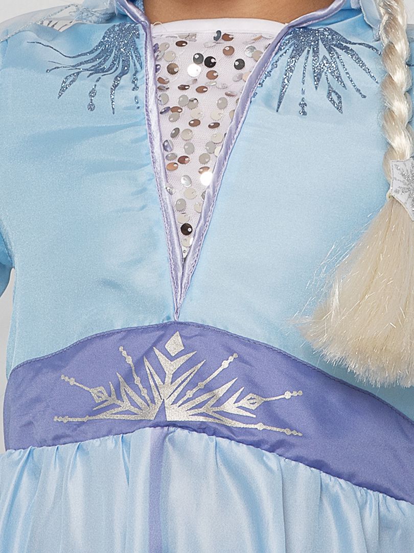 Déguisement 'Elsa' de 'La Reine des Neiges 2' bleu - Kiabi