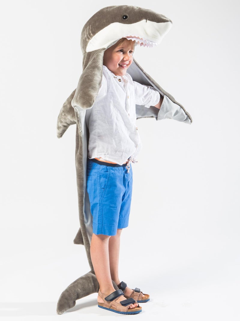 Déguisement en peluche pour enfant Aquatique Requin Jack Gris - Kiabi