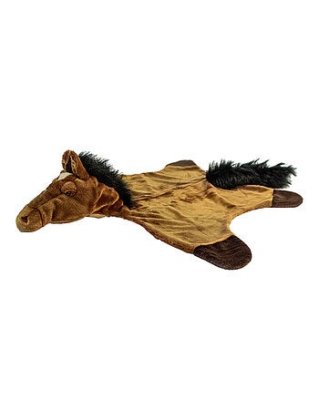 Déguisement en peluche pour enfant Basse-cour Cheval marron
