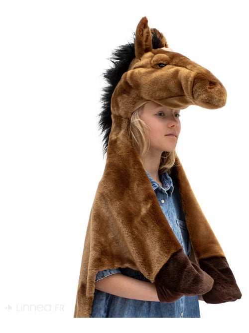 Déguisement en peluche pour enfant Basse-cour Cheval marron - Kiabi