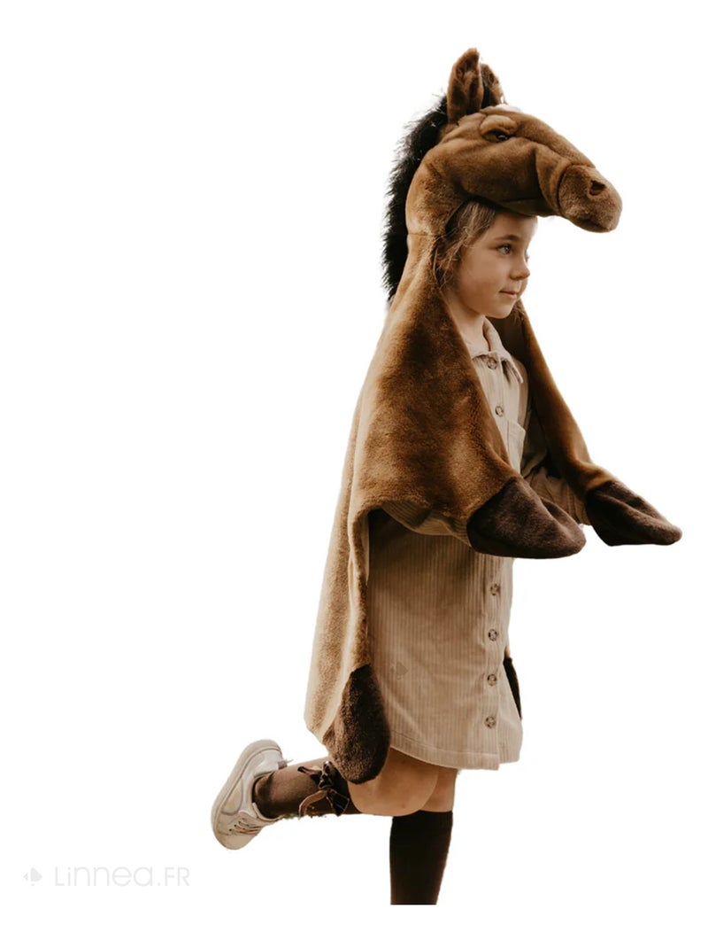 Déguisement en peluche pour enfant Basse-cour Cheval marron Marron glacé - Kiabi