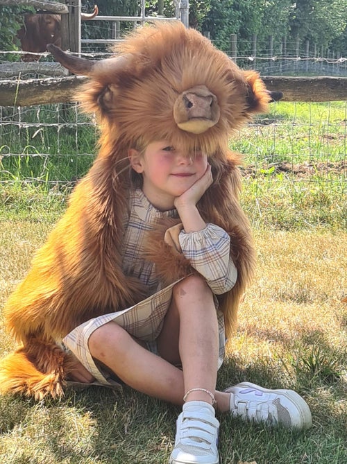 Déguisement en peluche pour enfant Basse-cour Vache Olivia - Kiabi