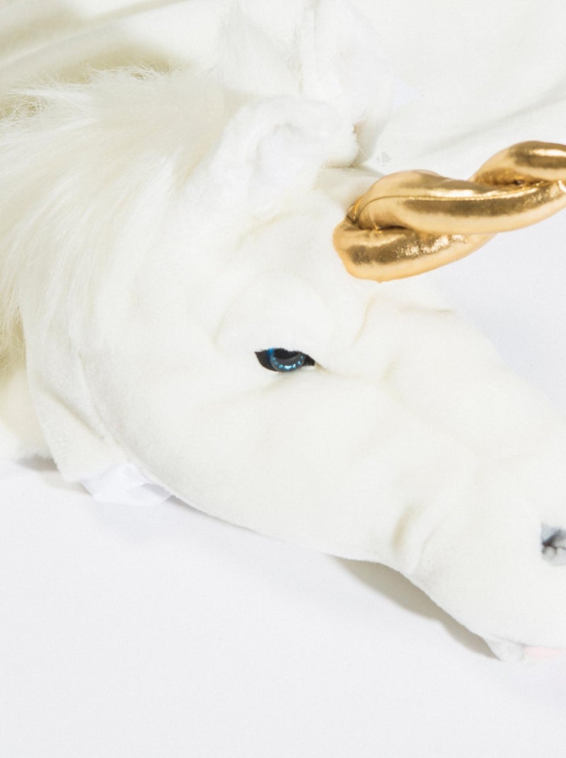 Déguisement en peluche pour enfant Fantastique Licorne Claire Blanc - Kiabi