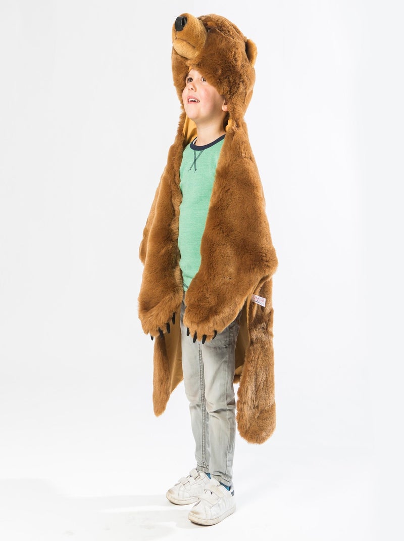 Déguisement en peluche pour enfant Forêt Ours Brun Oliver Marron - Kiabi