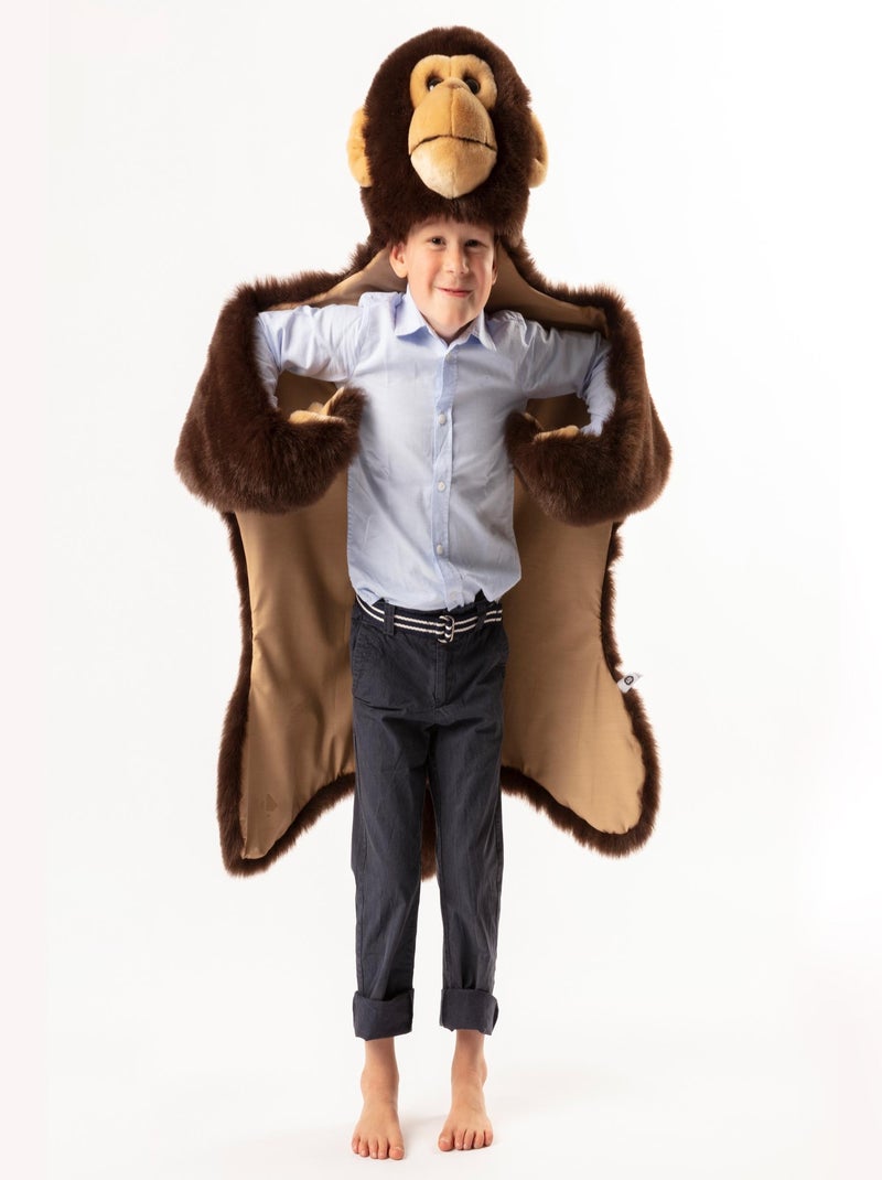 Déguisement en peluche pour enfant Forêt Singe Joe Marron - Kiabi