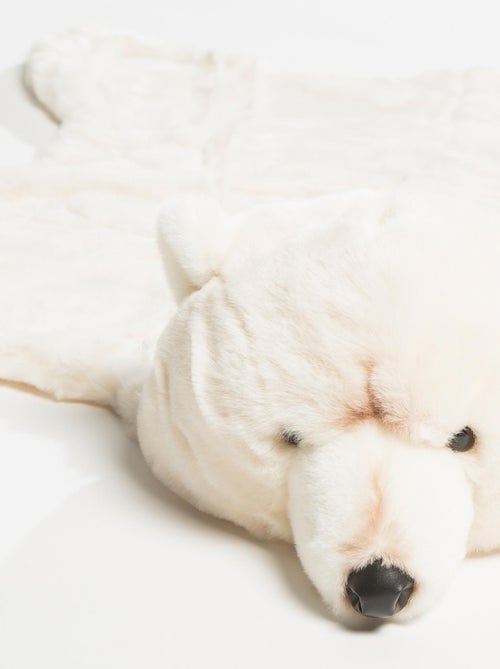 Déguisement en peluche pour enfant Polaire Ours Blanc Basile - Kiabi