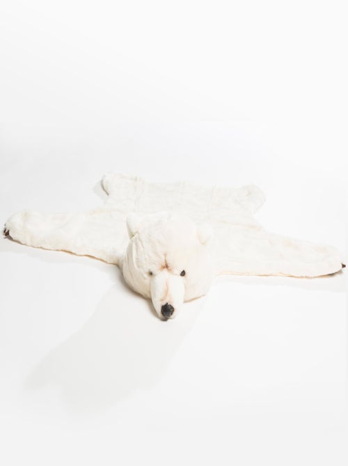 Déguisement en peluche pour enfant Polaire Ours Blanc Basile - Kiabi