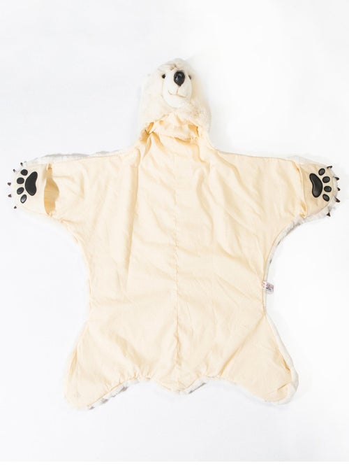 Déguisement en peluche pour enfant Polaire Ours Blanc Basile - Kiabi