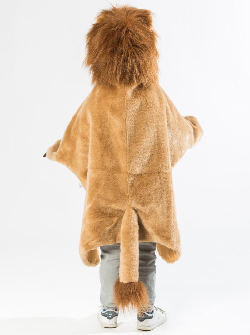 Déguisement en peluche pour enfant Savane Lion Petit Cesar Marron - Kiabi