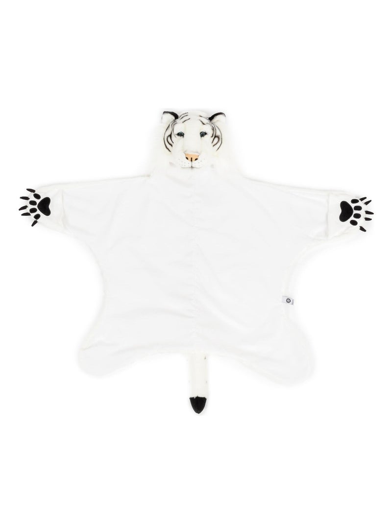 Déguisement en peluche pour enfant Savane Tigre Blanc Albert Blanc - Kiabi