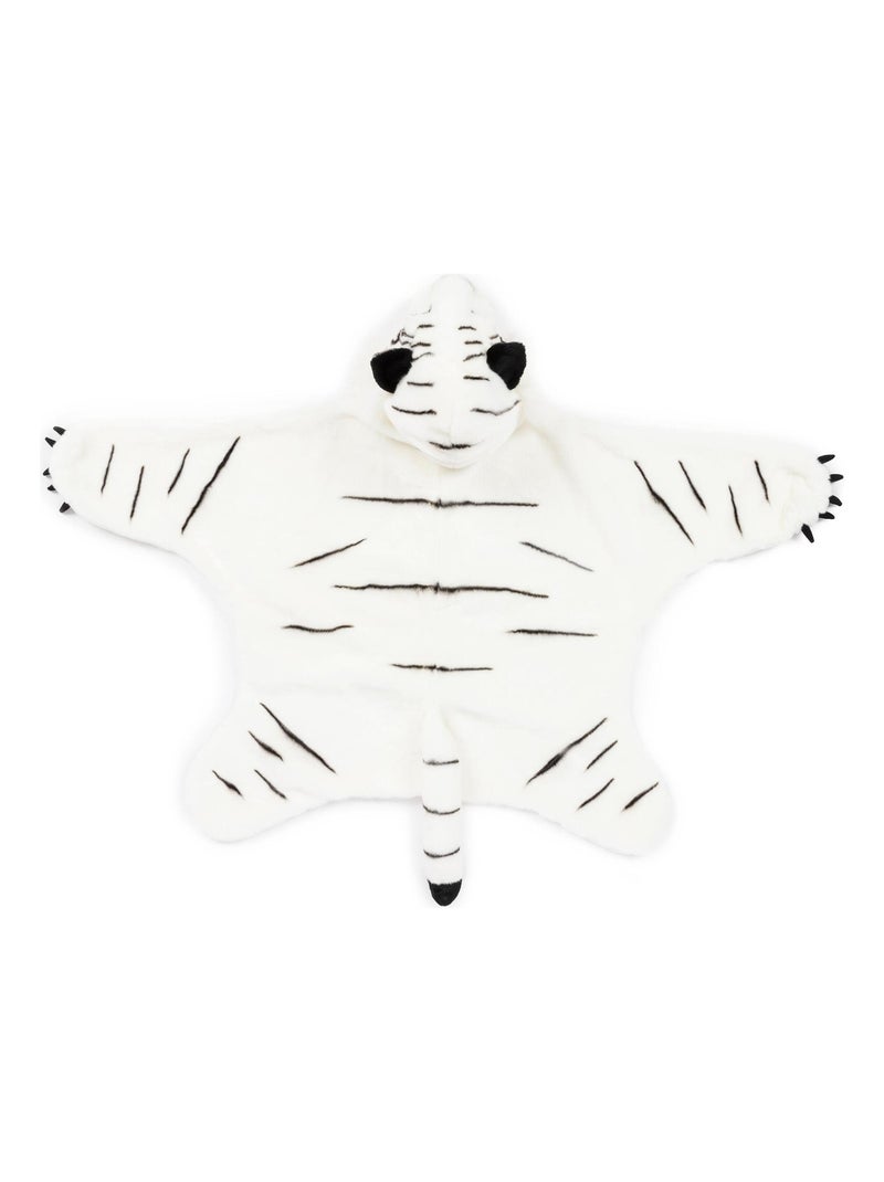 Déguisement en peluche pour enfant Savane Tigre Blanc Albert Blanc - Kiabi