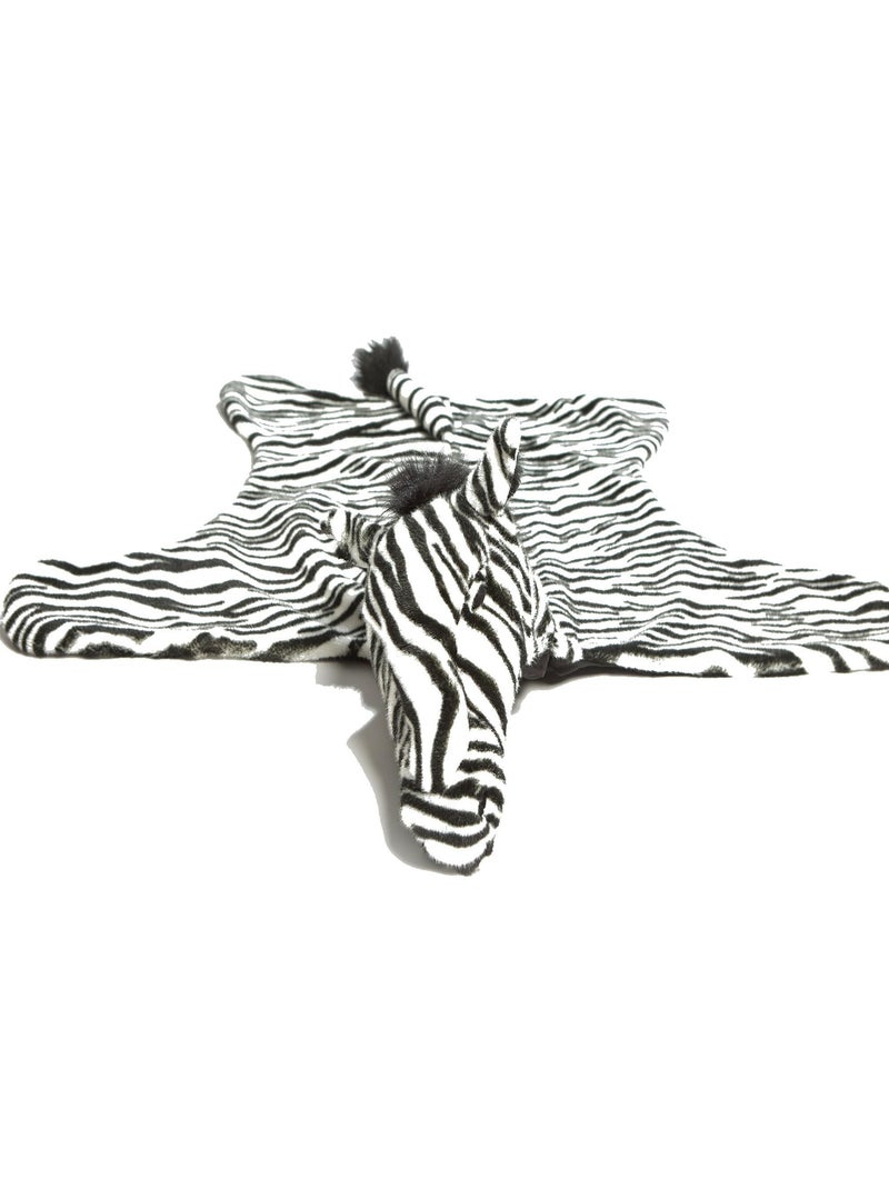 Déguisement en peluche pour enfant Savane Zèbre Daniel Noir Noir - Kiabi