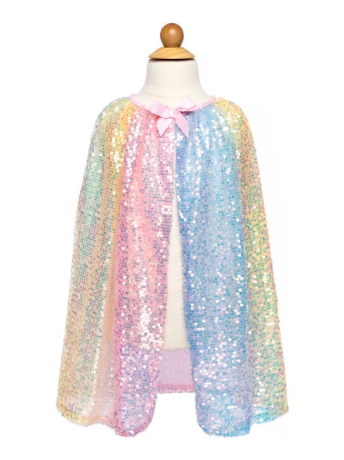 Déguisement enfant cape à sequins pastel Great Pretenders - Kiabi
