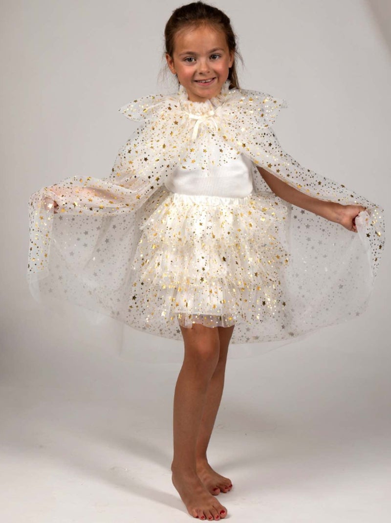Déguisement enfant – cape avec tutu Loane Labay Ecru - Kiabi