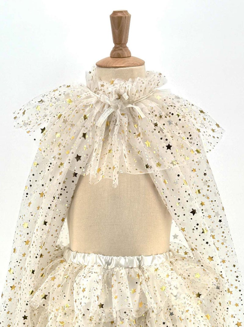 Déguisement enfant – cape avec tutu Loane Labay Ecru - Kiabi