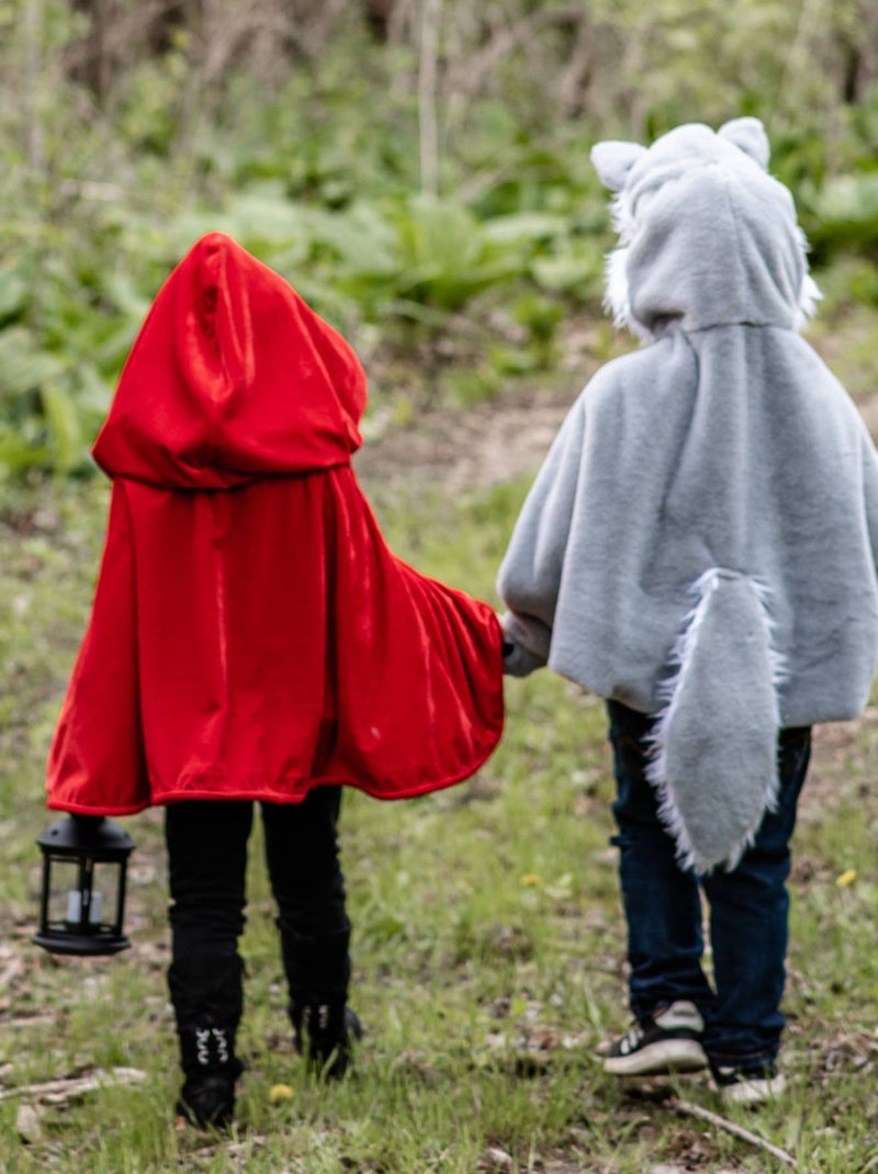 Déguisement enfant cape de petit chaperon rouge Great Pretenders Rouge - Kiabi