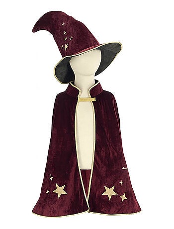 Déguisement enfant cape et chapeau de magicien Gandalf Labay