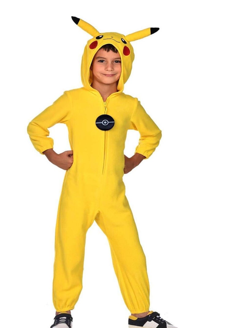 Deguisement Enfant Costume Pokemon Pikachu Garçon 3 - 4 Ans Jaune - Kiabi
