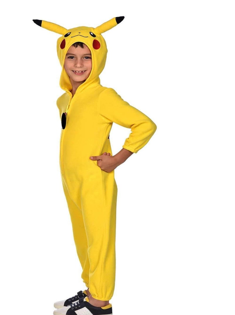 Deguisement Enfant Costume Pokemon Pikachu Garçon 3 - 4 Ans Jaune - Kiabi