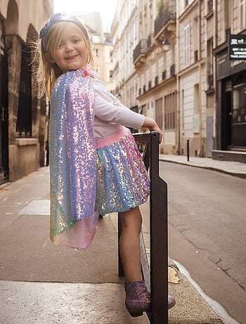 Déguisement enfant jupe tutu à sequins Great Pretenders