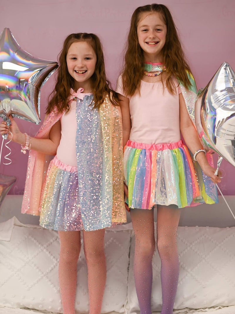 Déguisement enfant jupe tutu à sequins Great Pretenders Multicolore - Kiabi
