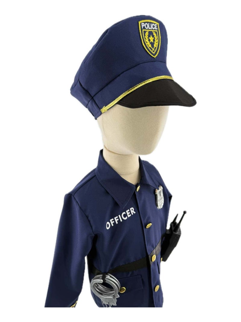 Déguisement enfant – Officier de Police Labay Bleu - Kiabi