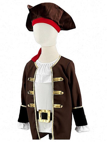 Déguisement enfant pirate Capitaine Kidd Labay