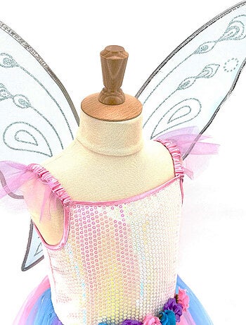 Déguisement enfant robe de fée avec ailes Apolline Labay
