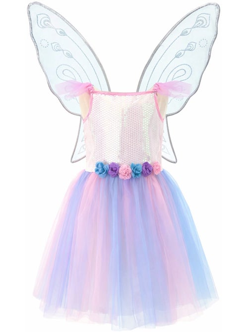 Déguisement enfant robe de fée avec ailes Apolline Labay - Kiabi